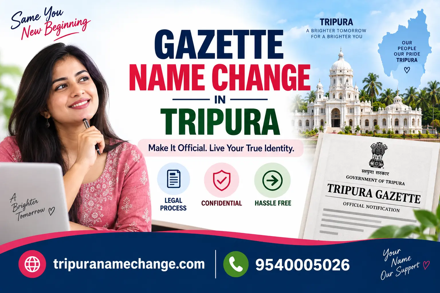 Gazette name change in Tripura: Central Gazette notification filed from Agartala