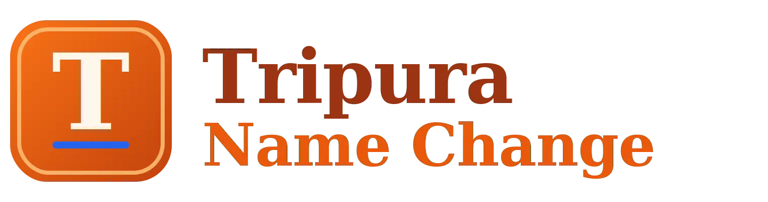 Tripura Name Change, gazette name change experts in Tripura